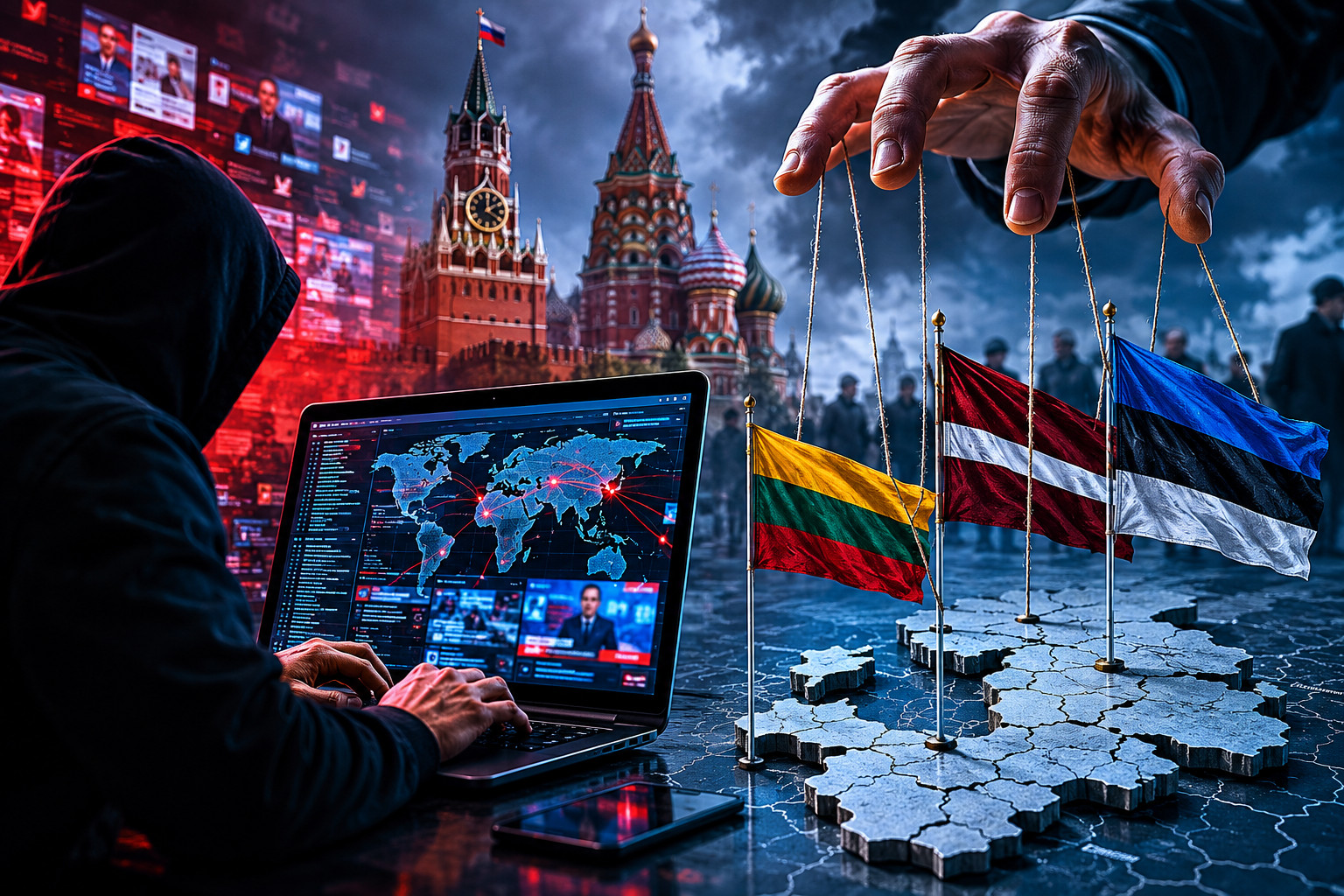 Kremlin steps up disinformation campaign against Baltic states, warns Lithuanian security chief