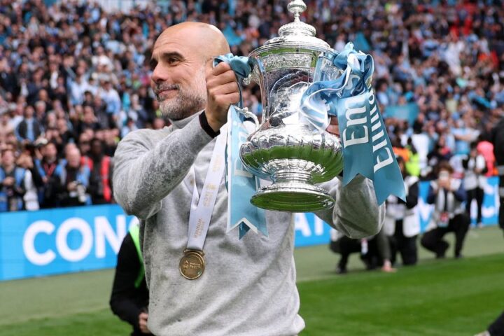 Guardiola's actions at FA Cup celebration suggest he may stay at Man City