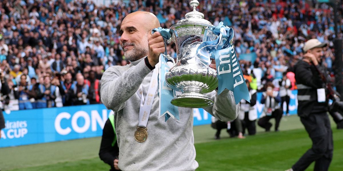 Guardiola's actions at FA Cup celebration suggest he may stay at Man City