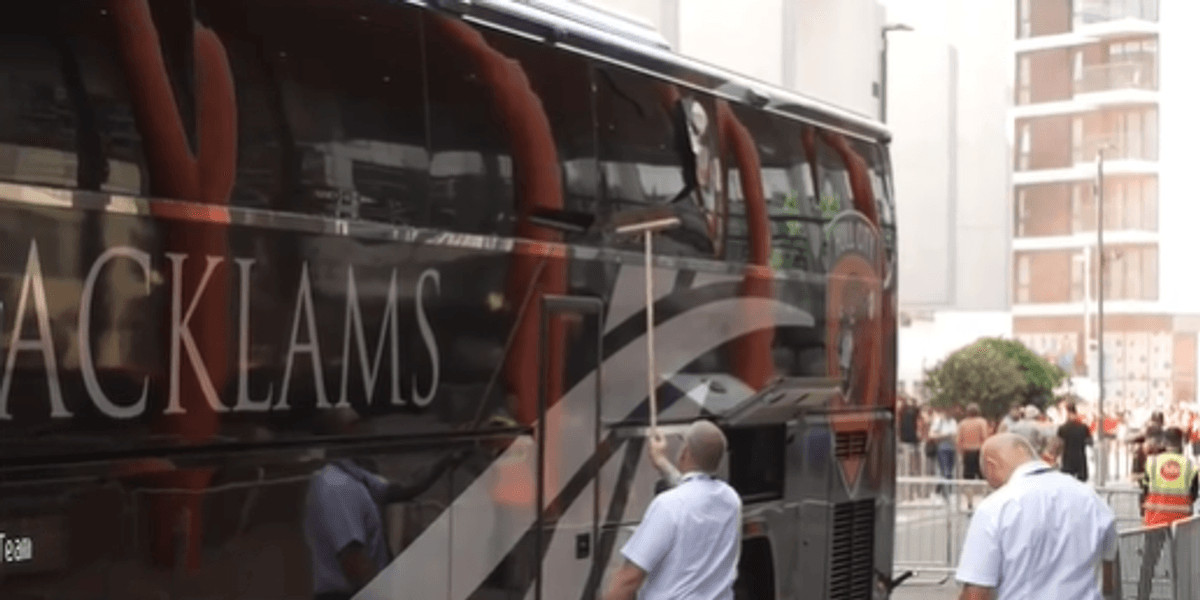 Hull City team bus targeted as players head to Championship play-off final