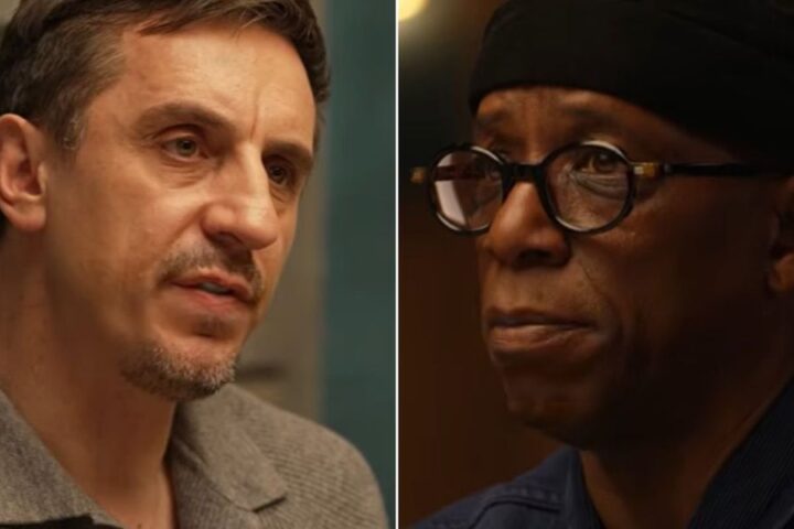 Ian Wright brands Gary Neville as 'talking like Trump' over Manchester City's ongoing charges