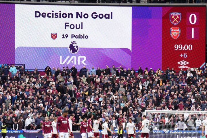 IFAB to discuss grappling rules in football after contentious West Ham-Arsenal VAR incident