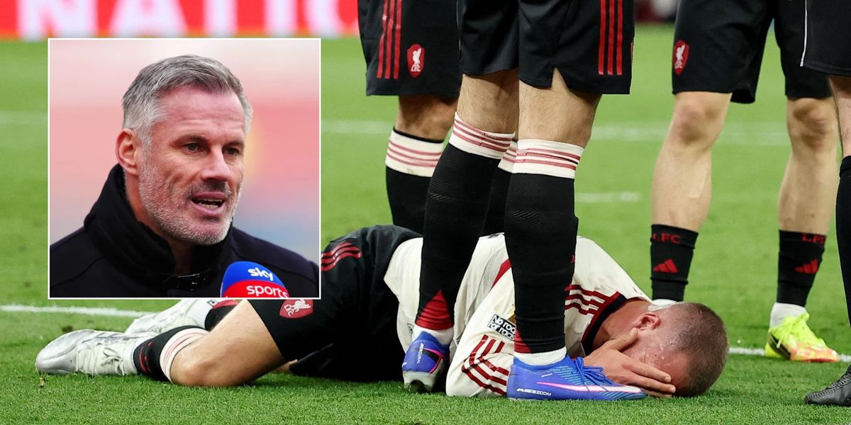 Jamie Carragher criticises Alexis Mac Allister for play-acting in Liverpool's defeat to Aston Villa