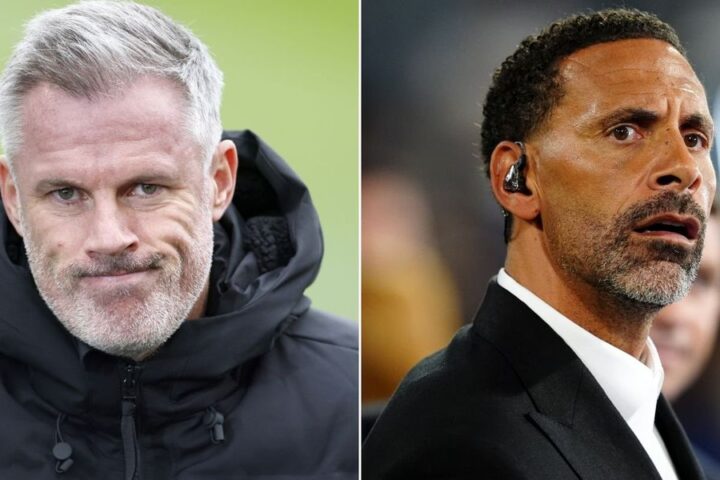Jamie Carragher responds after Rio Ferdinand likens him to Keir Starmer on social media