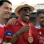 Jamie Redknapp mocks Ian Wright for Arsenal's jubilant title celebrations