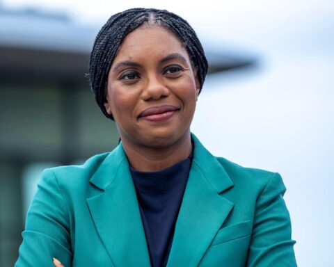 Kemi Badenoch criticizes Labour for record welfare spending exceeding income tax revenue