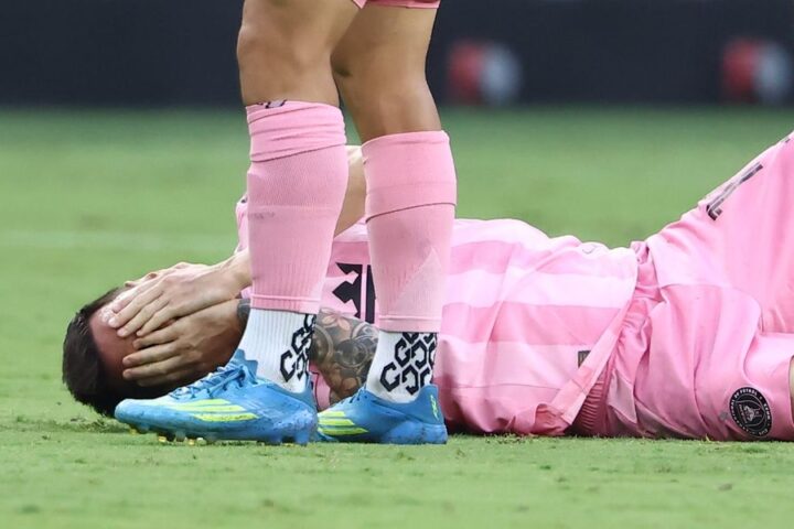 Lionel Messi's fitness in question after injury during Inter Miami match