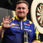 Luke Littler discusses key moments with Luke Humphries after Premier League victory in Aberdeen