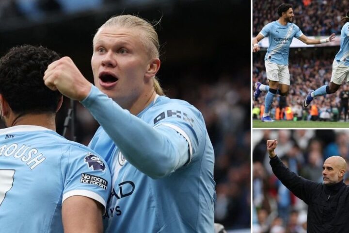 Manchester City secures vital 3-0 victory over Brentford to apply pressure on Arsenal
