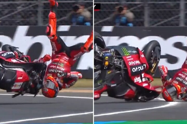 Marc Marquez suffers serious injury from horrific crash at Le Mans