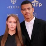 Mason Greenwood and Harriet Robson attend UNFP Trophy as Ousmane Dembele wins award