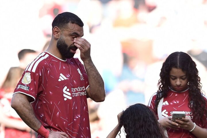 Mohamed Salah bids emotional farewell to Liverpool after final match against Brentford