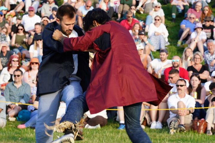 New shin-kicking champion crowned at Cotswold Olimpick Games, drawing large crowds