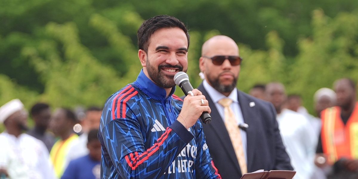 New York mayor Zohran Mamdani embraces Arsenal spirit with bespoke kurta at Eid al-Adha celebration