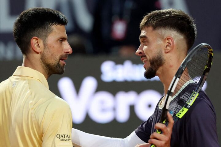 Novak Djokovic ousted by rising star Dino Prizmic in Italian Open upset