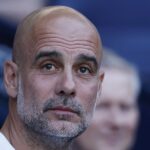 Pep Guardiola bids farewell to Manchester City fans after a decade in charge