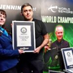 Ronnie O'Sullivan receives five Guinness World Record certificates at Crucible Theatre