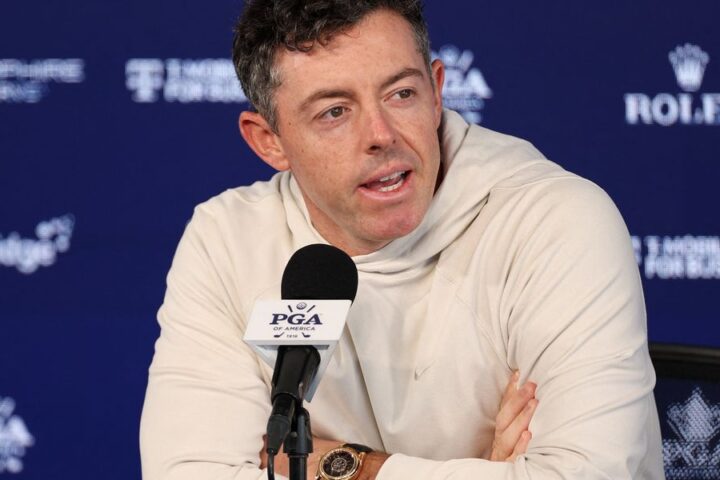 Rory McIlroy shares positive update ahead of PGA Championship after foot injury concerns