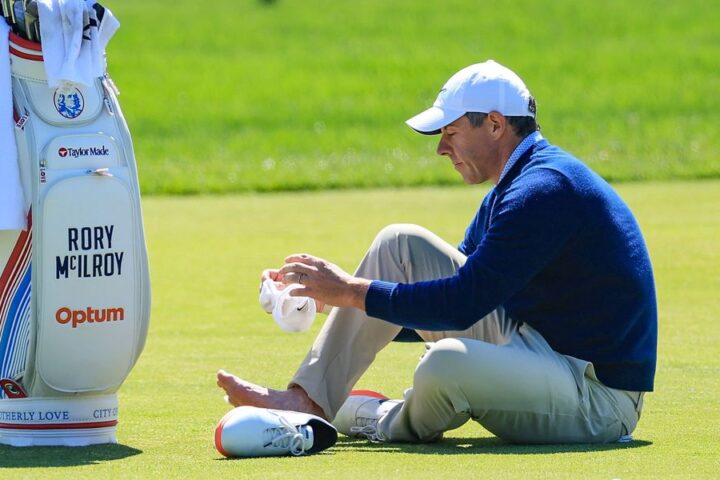 Rory McIlroy withdraws from PGA Championship practice round due to toe injury