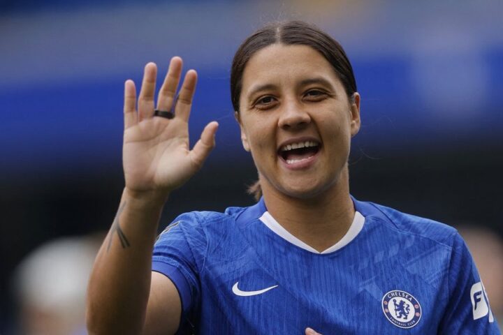 Sam Kerr scores in final Chelsea match before summer departure