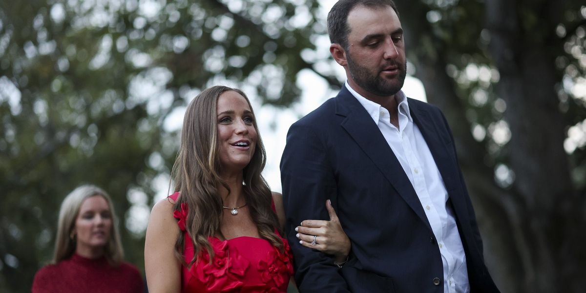 Scottie Scheffler addresses wife's jibe as he prepares for PGA Championship title defence