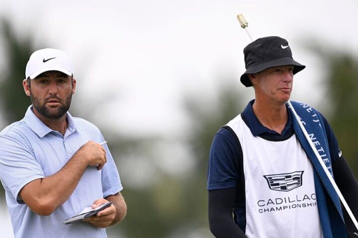 Scottie Scheffler expresses frustration towards caddie after disappointing finish at Cadillac Championship