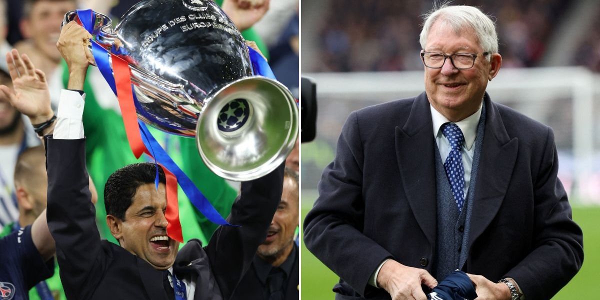 Sir Alex Ferguson criticizes Arsenal's tactics in text to PSG president after final defeat