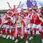 Tottenham players join Arsenal's Premier League title celebrations, risking backlash from fans