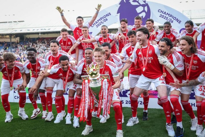 Tottenham players join Arsenal's Premier League title celebrations, risking backlash from fans