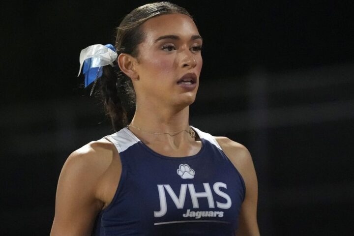 Transgender athlete AB Hernandez dominates three events amid protests at US track meet