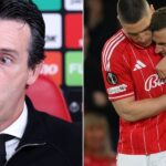 Unai Emery criticises VAR after Aston Villa's Europa League defeat to Nottingham Forest