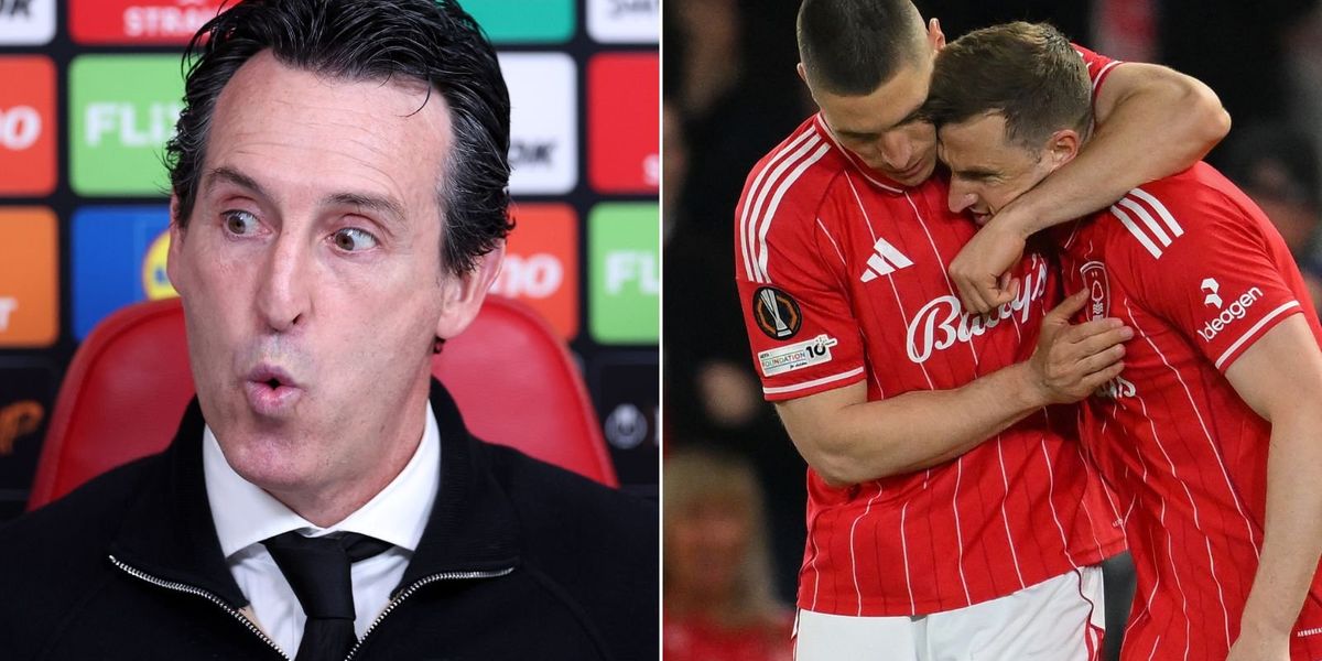 Unai Emery criticises VAR after Aston Villa's Europa League defeat to Nottingham Forest