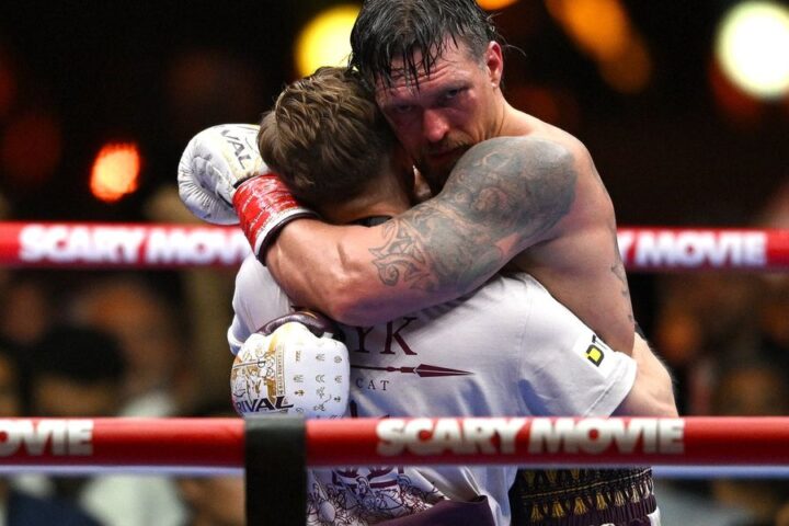 Usyk receives heartfelt text from daughter during pivotal victory over Verhoeven in Egypt