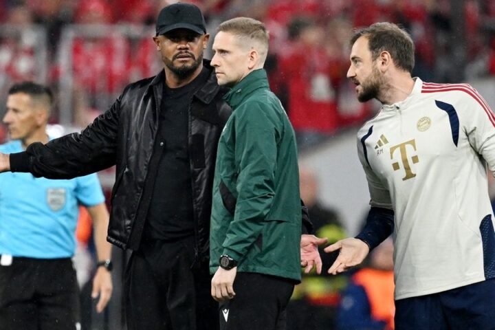 Vincent Kompany criticizes refereeing decisions after Bayern Munich's exit to PSG in semi-finals