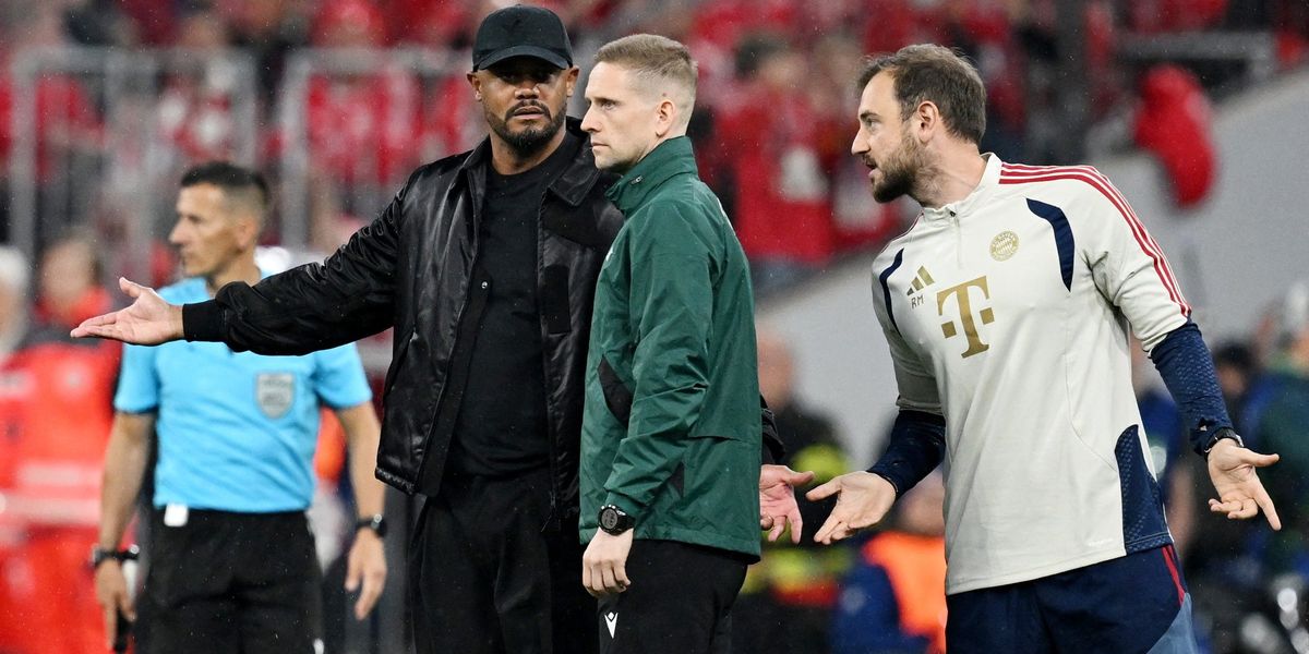 Vincent Kompany criticizes refereeing decisions after Bayern Munich's exit to PSG in semi-finals