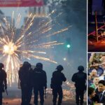 Violence erupts in Paris as PSG fans clash with police after Champions League final