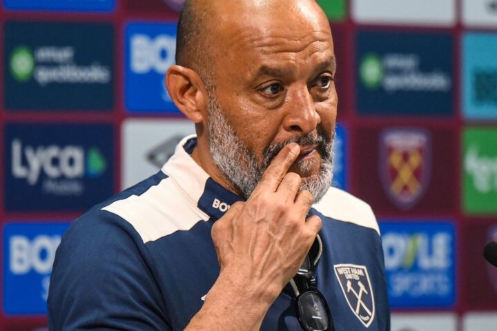 West Ham set to dismiss Nuno Espirito Santo following Premier League relegation