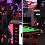 World Snooker Championship final disrupted by protester decrying BBC licence fees