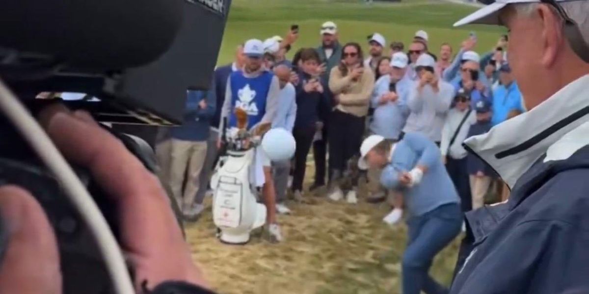 Wyndham Clark sends golf ball into crowd at PGA Championship, narrowly missing spectators