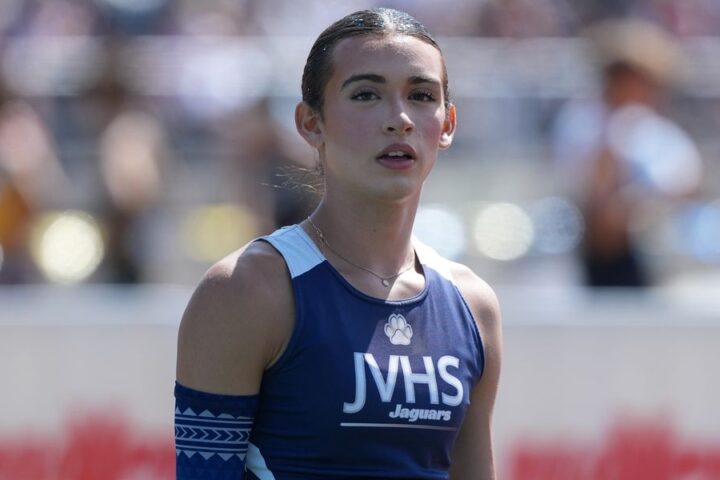 AB Hernandez wins two state titles amid heated protests over transgender participation in sports
