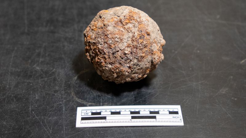Archaeologists uncover second cannonball at Alamo site in significant historical find