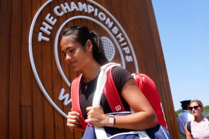 Emma Raducanu absent from Wimbledon training amid injury concerns for British No 1