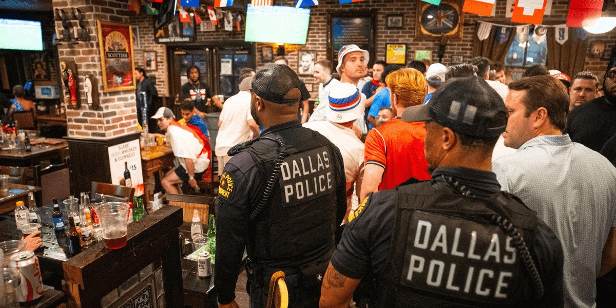 England fans ejected from Dallas pub after £30,000 drinking session during World Cup event
