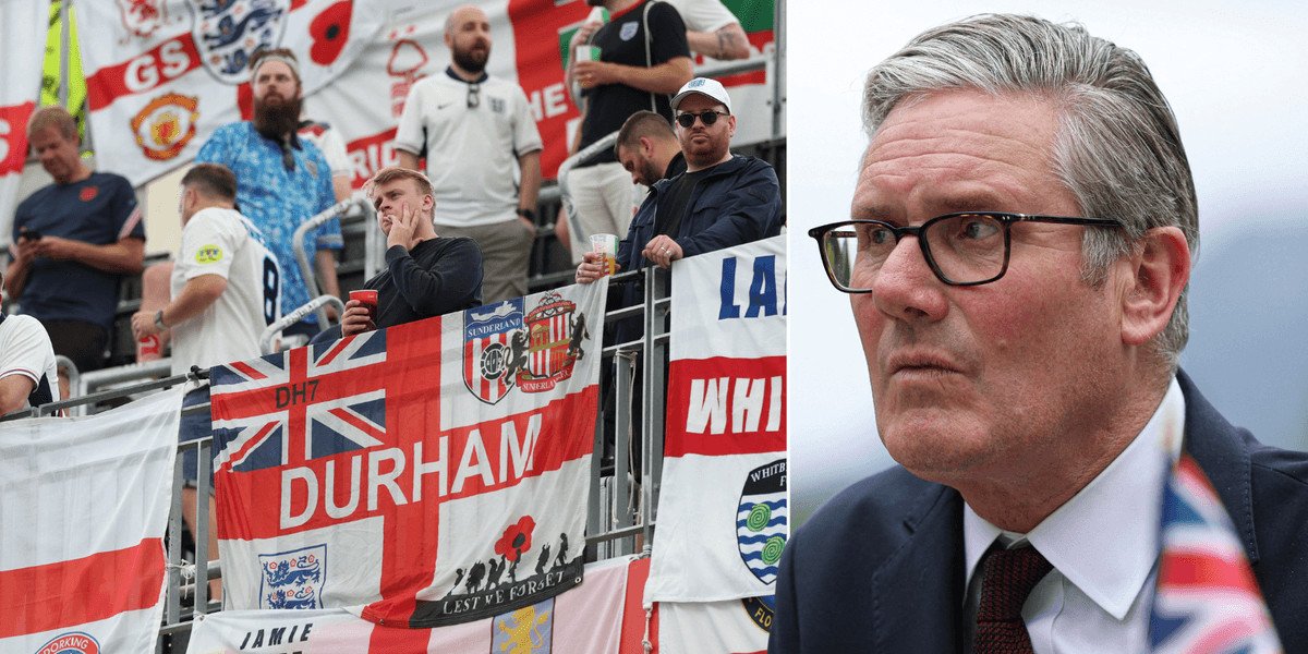 England fans face World Cup ban for displaying flags and chanting against Keir Starmer