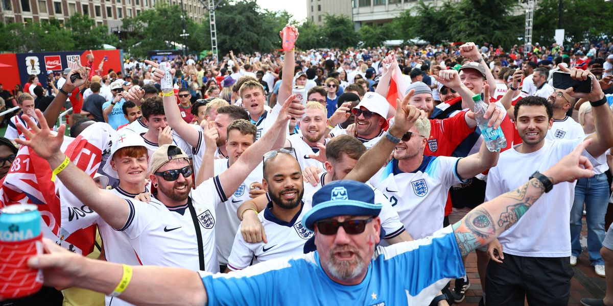 England fans flood Boston as they prepare for World Cup match against Ghana