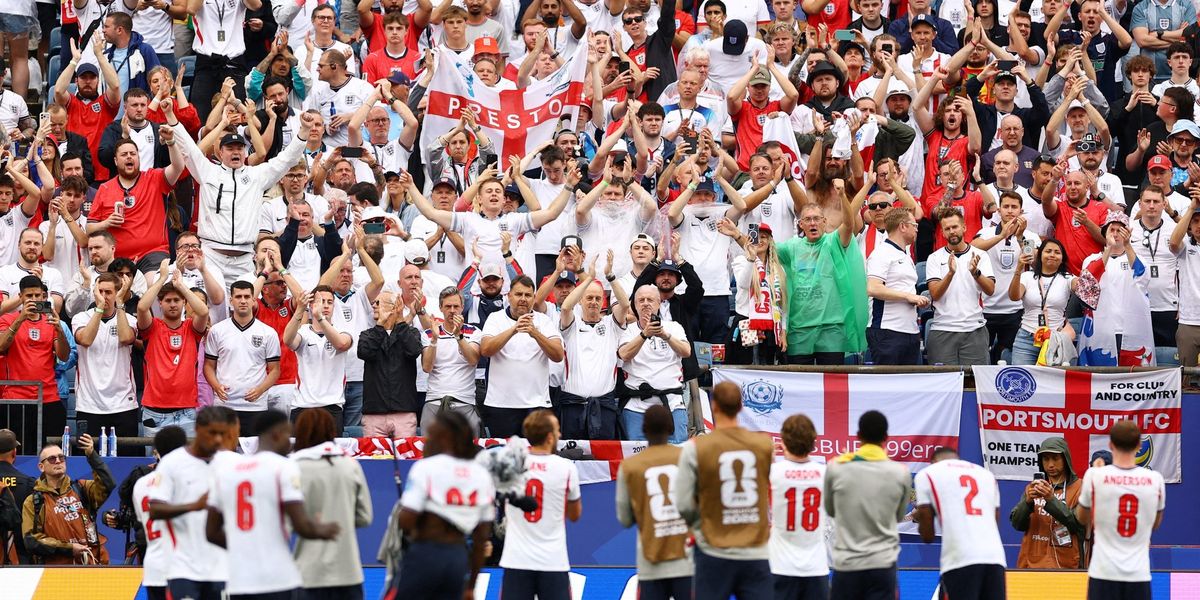 England fans receive commendation for exemplary conduct during match against Ghana in Boston