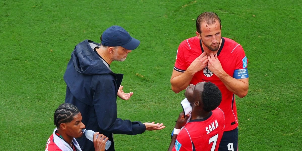 England's World Cup match against Panama marred by confusion over new throw-in rule