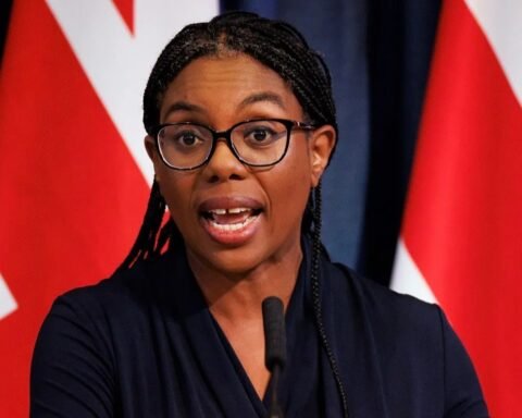 Families to be exempt from proposed holiday tax in Tory-run regions, Kemi Badenoch confirms