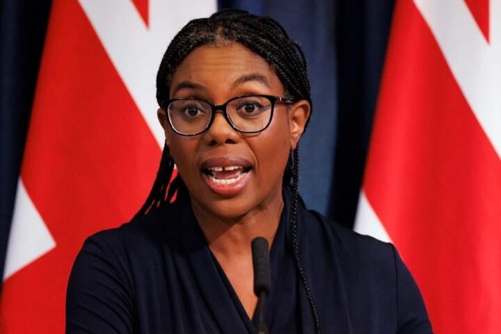 Families to be exempt from proposed holiday tax in Tory-run regions, Kemi Badenoch confirms