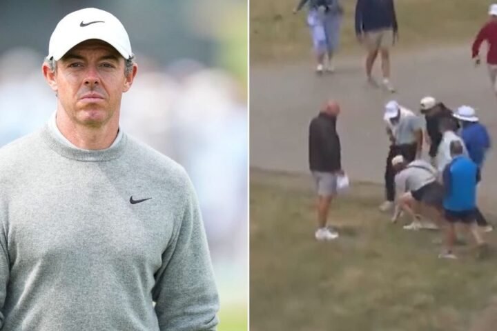 Fans outraged after spectator mishap involving Rory McIlroy at US Open opening day